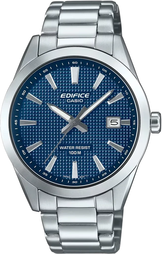 Наручные часы мужские Casio Edifice EFV-160D-2AVEF со стальным корпусом/водозащитой 100 м Синий (3100234189)