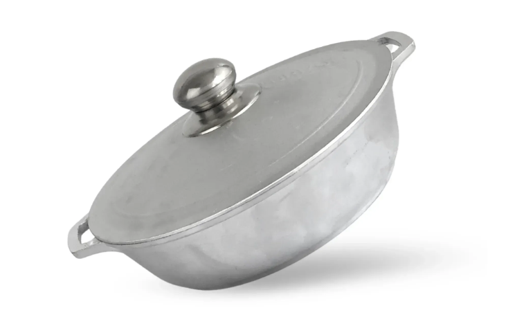 Сковорода алюминиевая Brizoll Monolith с алюминиевой крышкой 240х60 мм (5-2460-4)