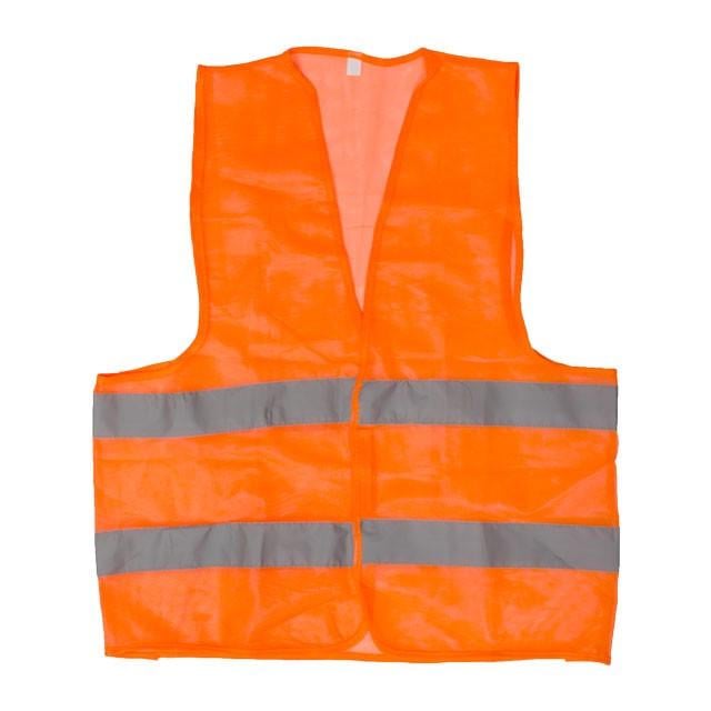 Жилет сигнальний Intertool 100 гр/м2 XL 60x70 см Помаранчевий (SP-2024)