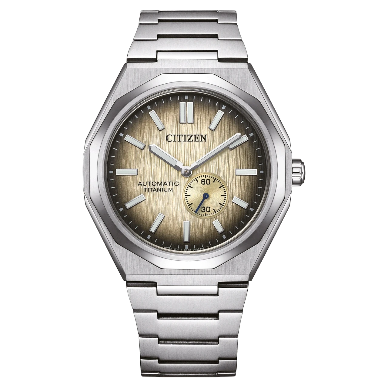 Наручные часы мужские Citizen NK5020-58P механические со стальным корпусом и бордовым циферблатом