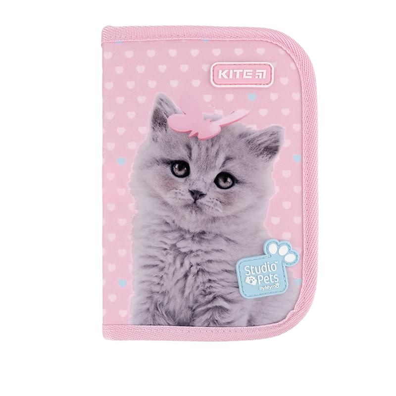 Пенал KITE Studio Pets SP24-621 на 1 відділення з 1 відворотом без наповнення (66996)