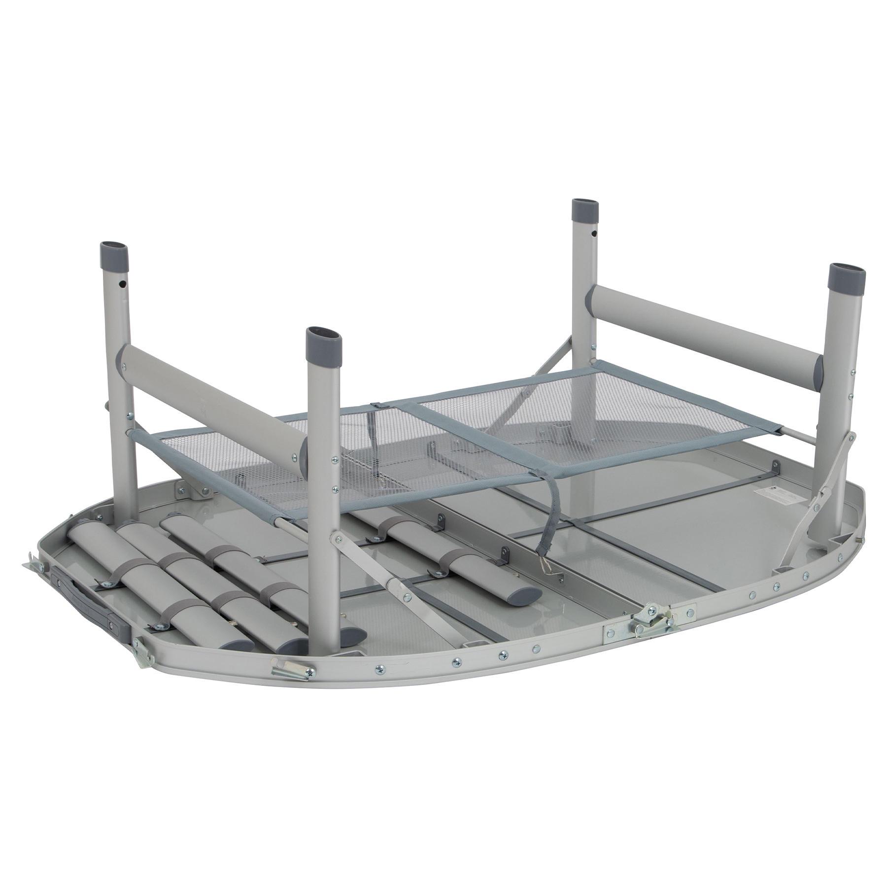 Туристичний стіл Bo-Camp Premium Oval 100x70 см Grey (1404424) - фото 6