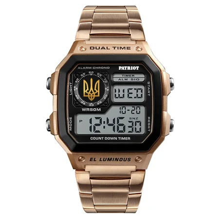 Наручные часы Patriot 011RGUAGD Тризуб золото с коробкой Розовое Золото