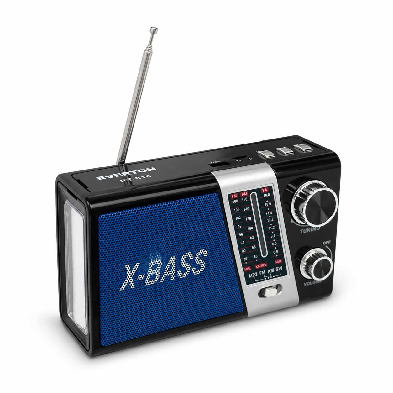 Радиоприемник портативный Everton RT-816 Bluetooth FM-AM-SW/USB/TF/MP3/LED-фонарь (M1134) Радиоприемник портативный Everton RT-816 Bluetooth FM-AM-SW/USB/TF/MP3/LED-фонарь (M1134)