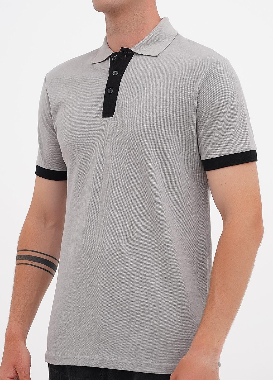 Поло чоловіче Tom&Rose M Сірий (PL0039M055) - фото 4 Поло чоловіче Tom&Rose M Сірий (PL0039M055) - фото 4