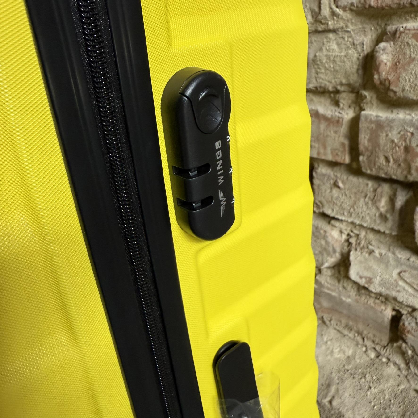 Чемодан Wings PEA01 дорожный L Желтый (26557309) - фото 7 Чемодан Wings PEA01 дорожный L Желтый (26557309) - фото 7