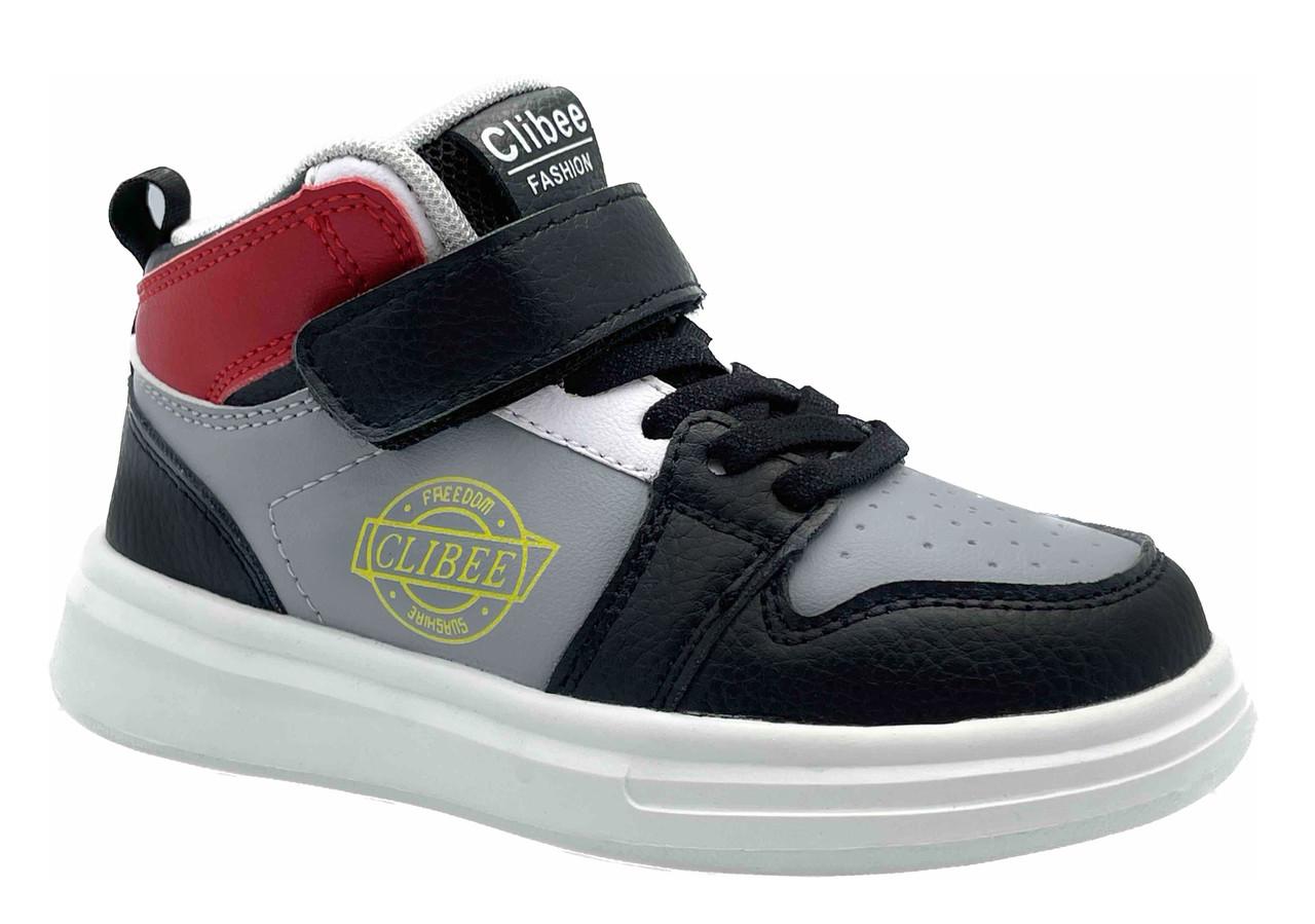 Черевики демісезонні для хлопчиків Clibee E1616/27 р. 27 Сірий