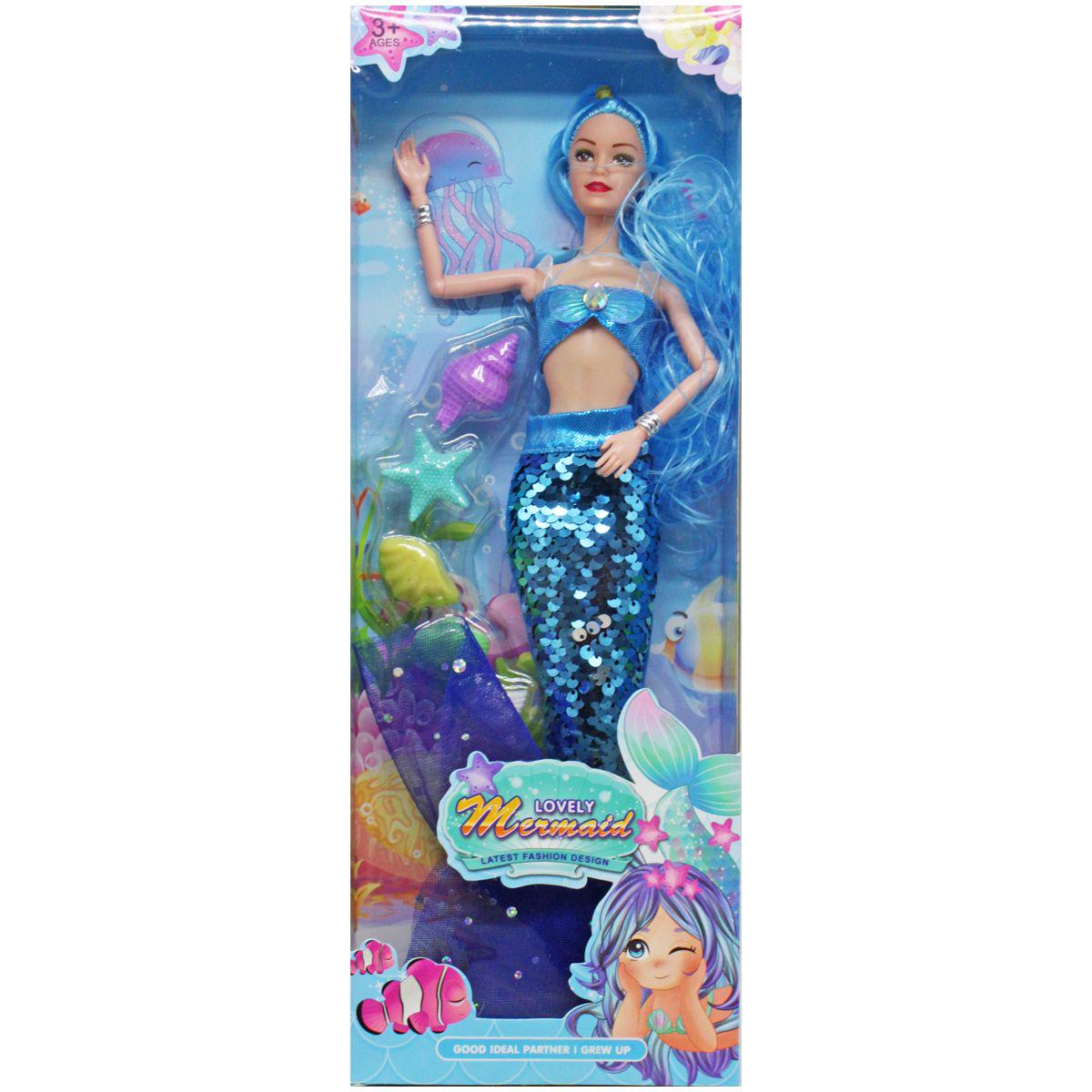 Кукла Lovely mermaid Голубой (234939) Кукла Lovely mermaid Голубой (234939)