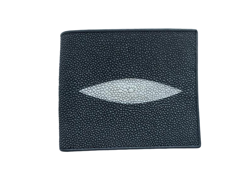 Гаманець чоловічий зф шкіри морського ската Сірий