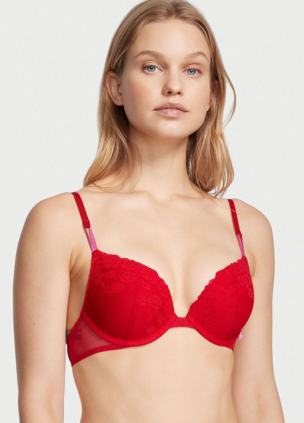 Бюстгальтер Victoria's Secret 36B Червоний (36000233899QD436B) - фото 1