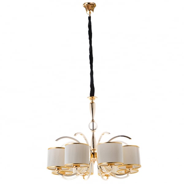Люстра Flora з 5 абажурами Золотий (QL006/8)