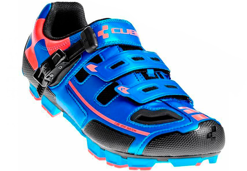 Велообувь CUBE Schuhe MTB PRO р. 38 Blue'n'flashred (2499871968)