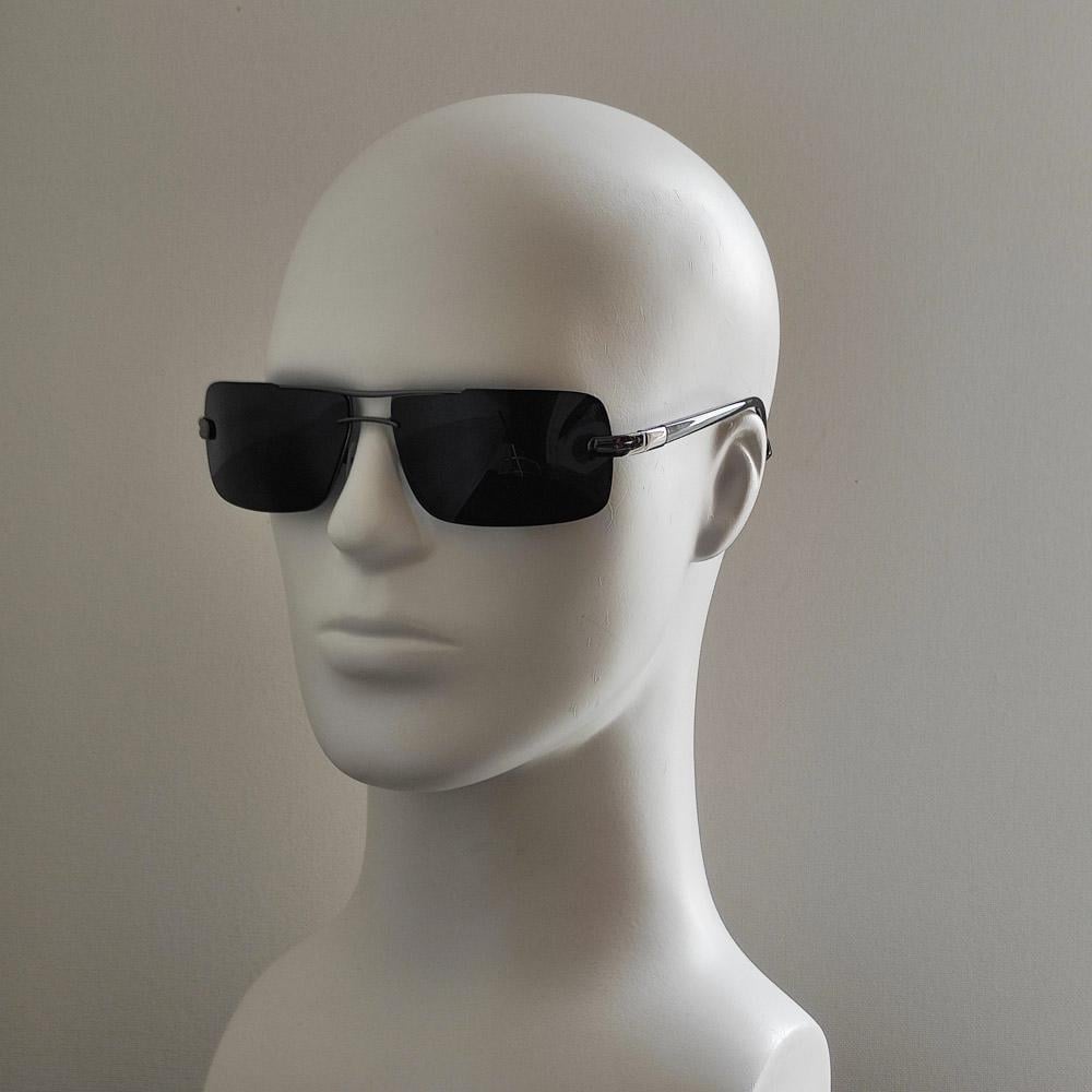 Солнцезащитные очки поляризованные Polarized 6001 Сталь/Черный (46252)