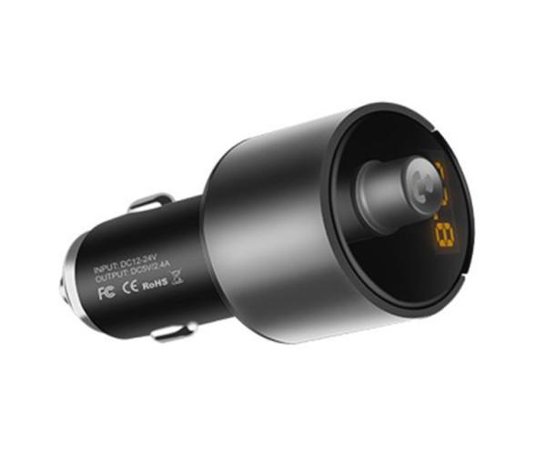 Модулятор FM автомобільний зарядний Hoco E19 Grey - фото 3 Модулятор FM автомобільний зарядний Hoco E19 Grey - фото 3