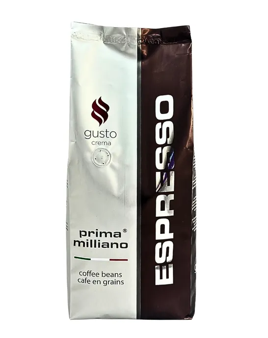 Кава в зернах Prima Espresso Milliano GUSTO CREMA 70/30 1 КГ