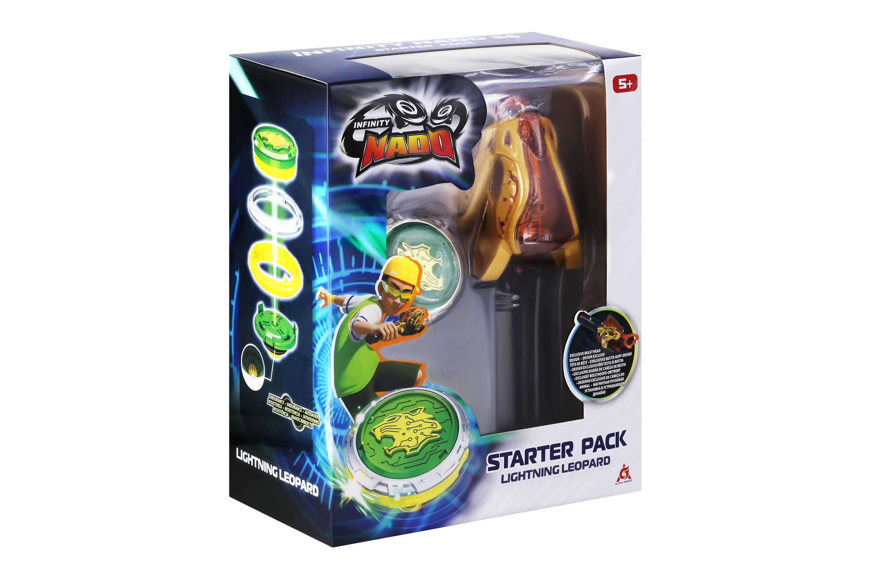 Волчок Infinity Nado VI Starter Pack Ослепительный Леопард (EU654114) - фото 9 Волчок Infinity Nado VI Starter Pack Ослепительный Леопард (EU654114) - фото 9