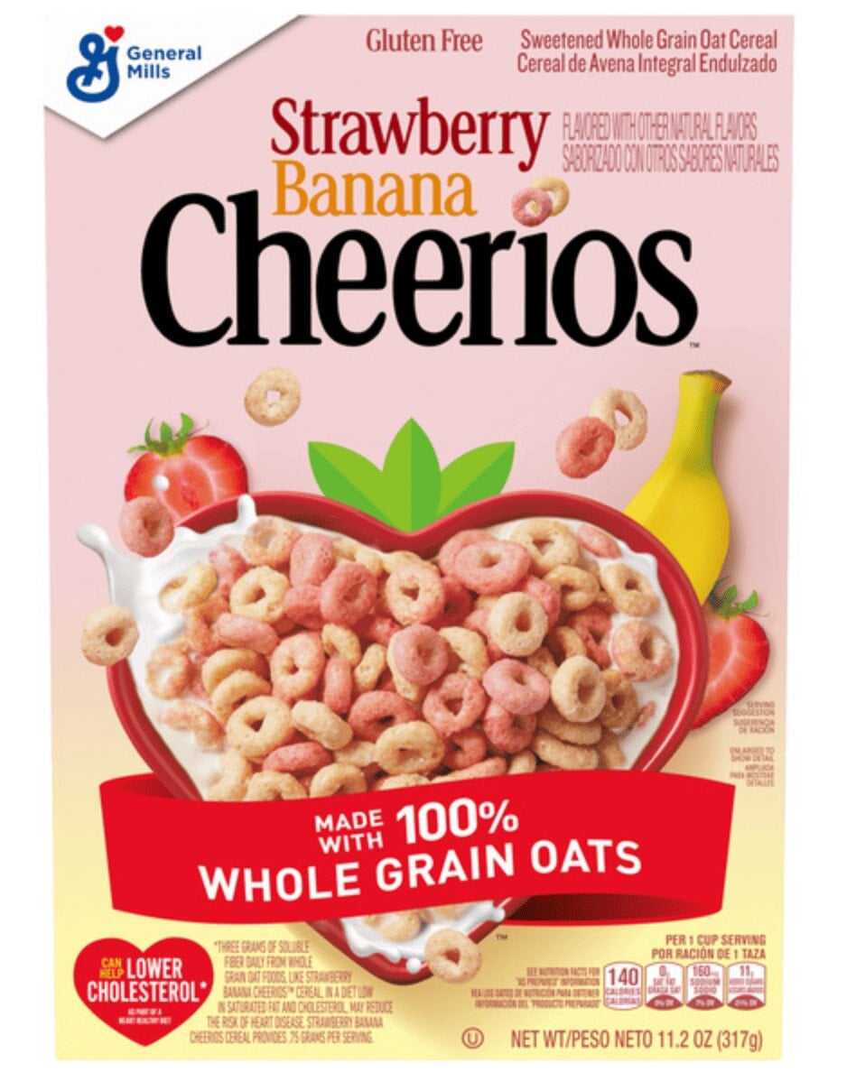Сухий сніданок General Mills Cheerios Strawberry Banana 317 г (2918953735)