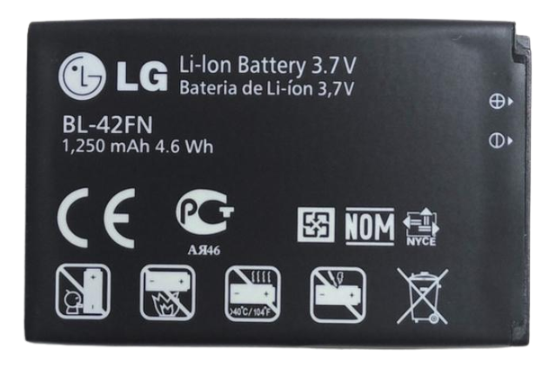 Аккумуляторная батарея BL-42FN для LG P350 1250 mAh (000021809)