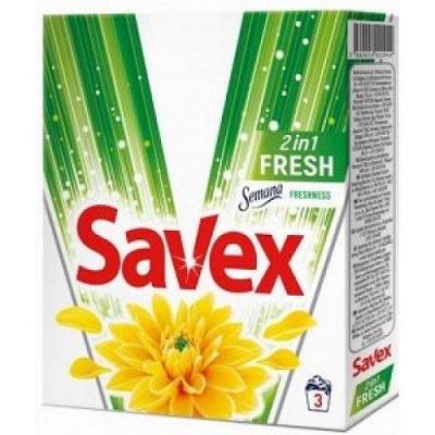 Стиральный порошок Savex Fresh Universal 2in1 3 стирки 300 г