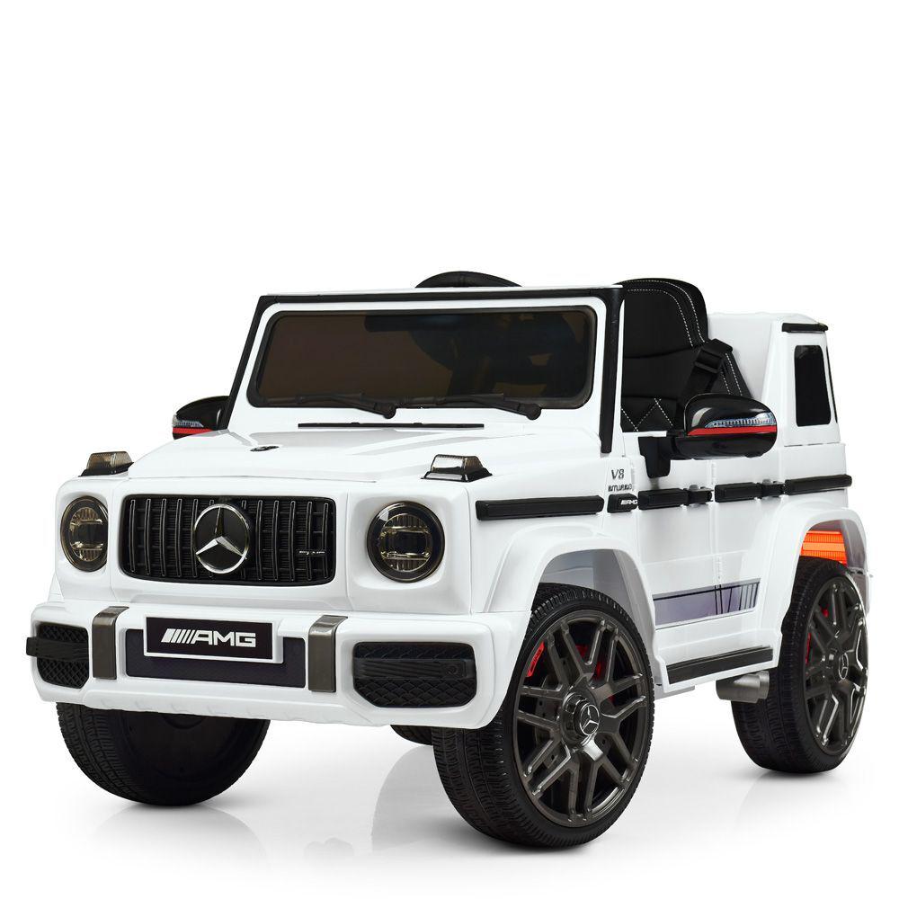 Електромобіль дитячий джип Mercedes G-Class M 4179EBLR 50 W Білий