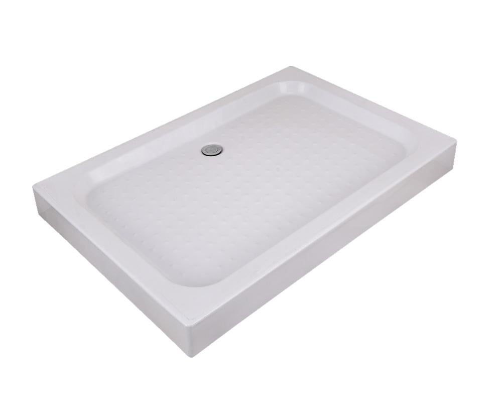 Душовий піддон Mixxus HARD ST01-100x80x13 прямокутний з сифоном 100x80x13 см Білий (OL-MI6918)