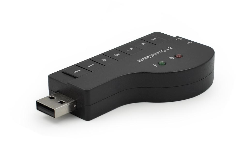 Звуковая карта Rias 8.1 внешняя USB Piano Black (3_00623) - фото 5