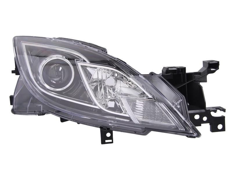 Фара передня права Mazda 6 2007-2010 H9/H11 чорна рамка (216-1155R-LDEM2)