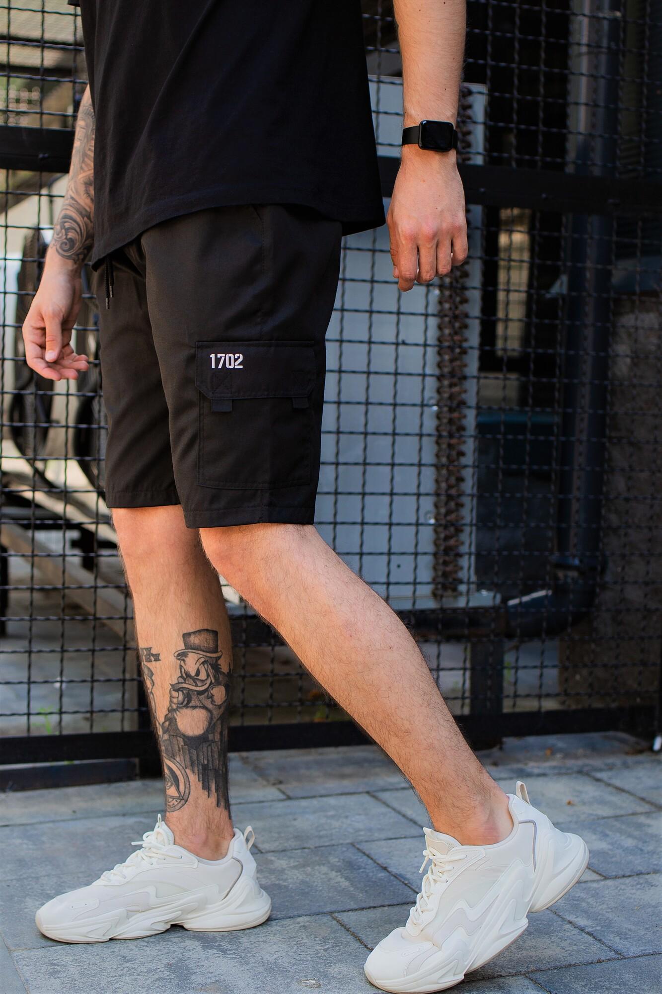 Шорты карго Without Reflective man 3XL Black (3XL8048638)