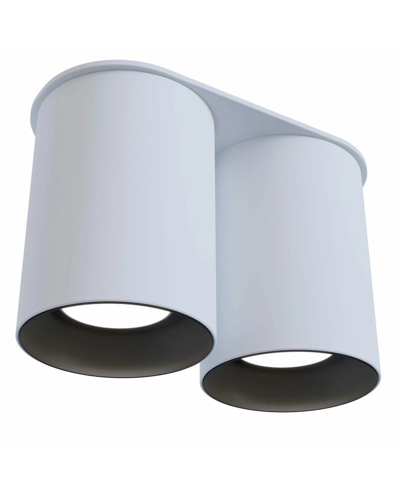 Точечный светильник Pikart 29700-6 BP_80_DUO GU10 2x60W IP20Wh+Bl (044167)