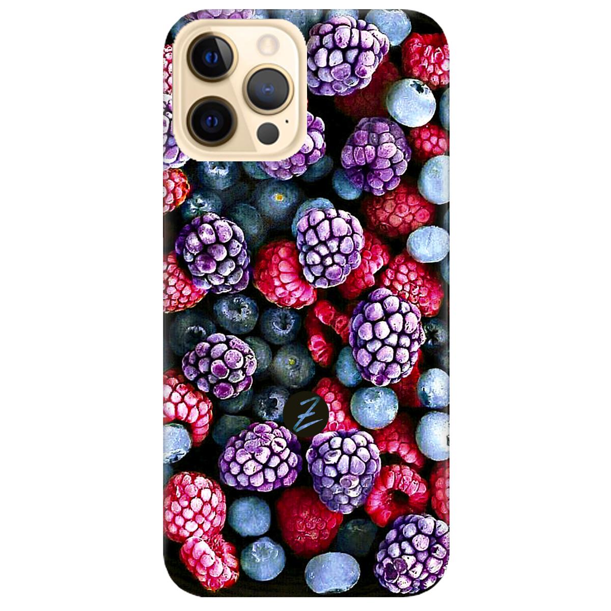 Силіконовий чохол Zorrov для Apple iPhone 12 Pro - Frosty berry (14080040099087211)