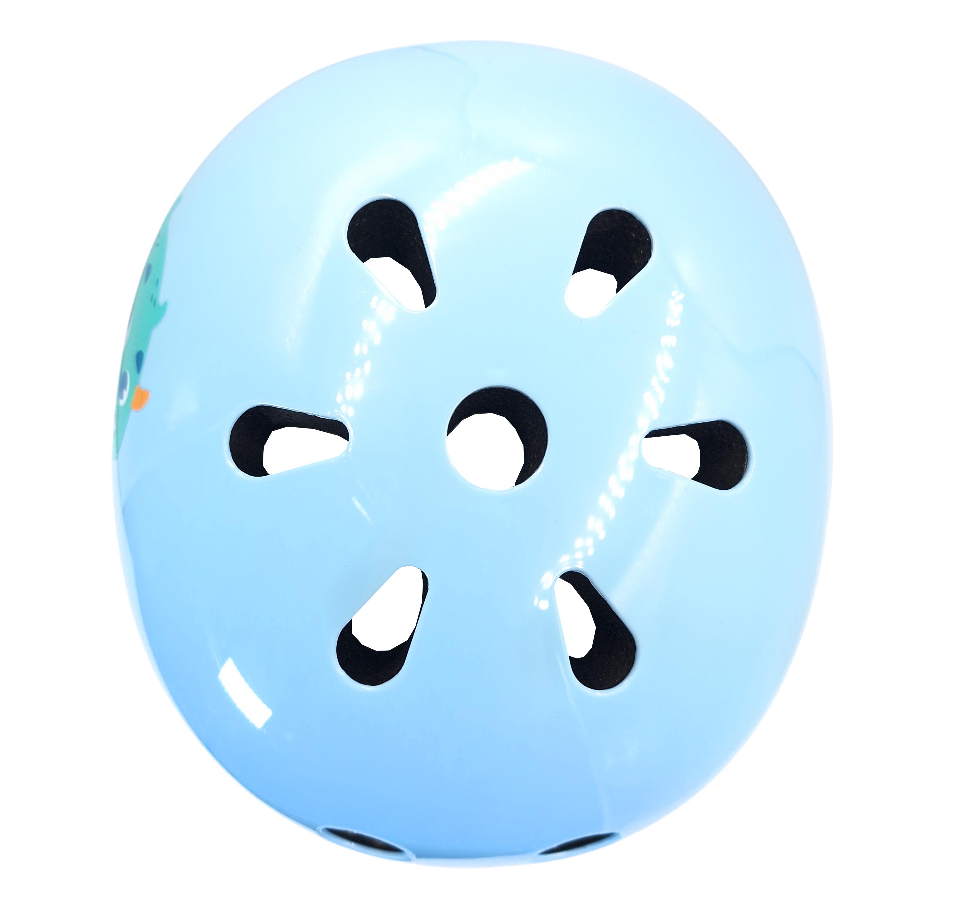 Комплект дитячий шолом та захист Yongkang GB24429-2009 Монстр S Блакитний (G0001962) - фото 6 Комплект дитячий шолом та захист Yongkang GB24429-2009 Монстр S Блакитний (G0001962) - фото 6