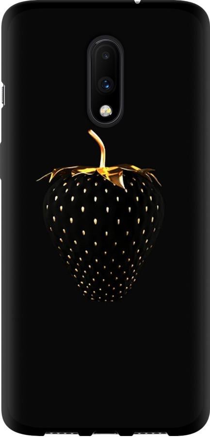 Чехол на OnePlus 7 Черная клубника (3585b-1740-42517)