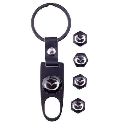 Колпачки на ниппель модельные с брелоком CN MAZDA (00000063830)