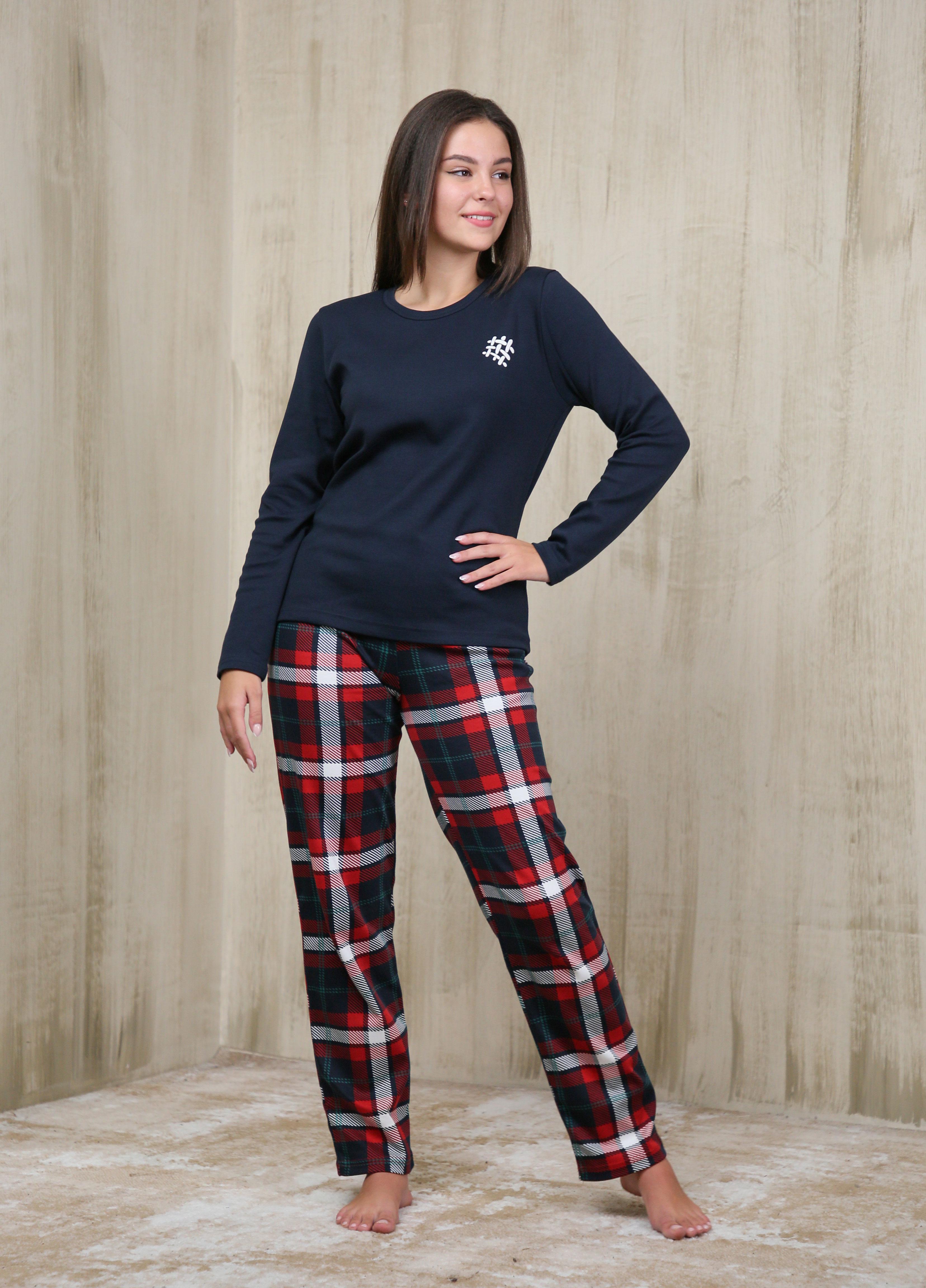 Піжама жіноча Наталюкс XL Темно-синій (9426283249751) - фото 2 Піжама жіноча Наталюкс XL Темно-синій (9426283249751) - фото 2