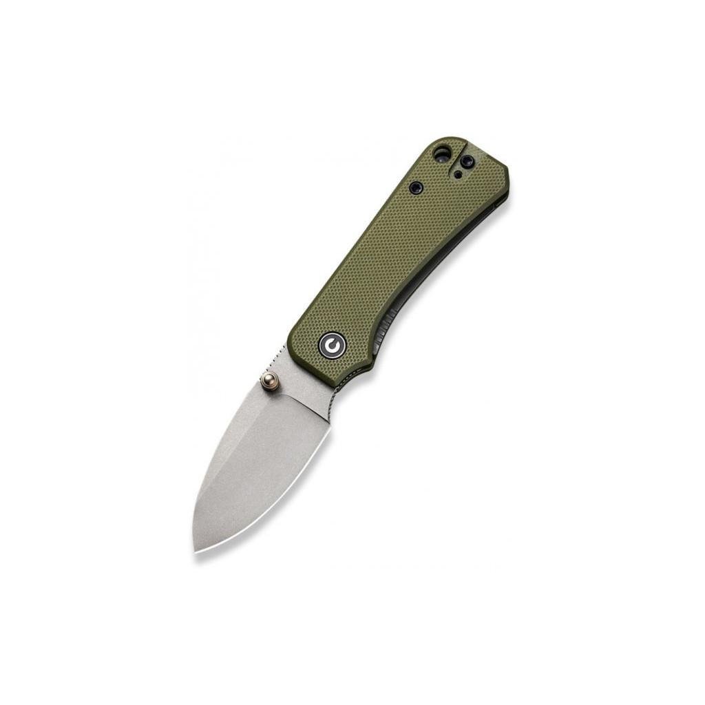 Ніж мисливський Civivi Baby Banter Stonewash G10 Olive (C19068S-5)