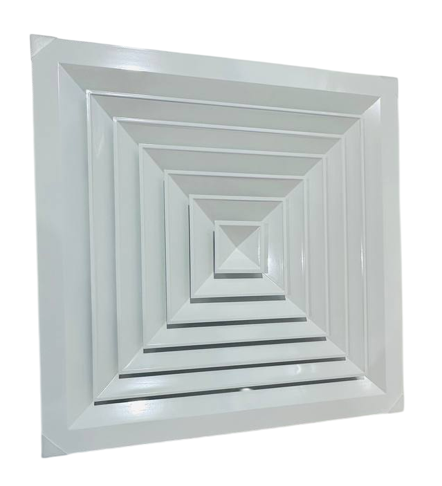 Дифузор алюмінієвий квадратний приточний витяжний (CDSB-370)