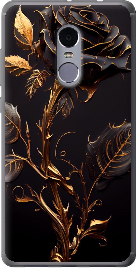 Чехол на Xiaomi Redmi Note 4 Роза 3 (5552t-352-42517) Чехол на Xiaomi Redmi Note 4 Роза 3 (5552t-352-42517)