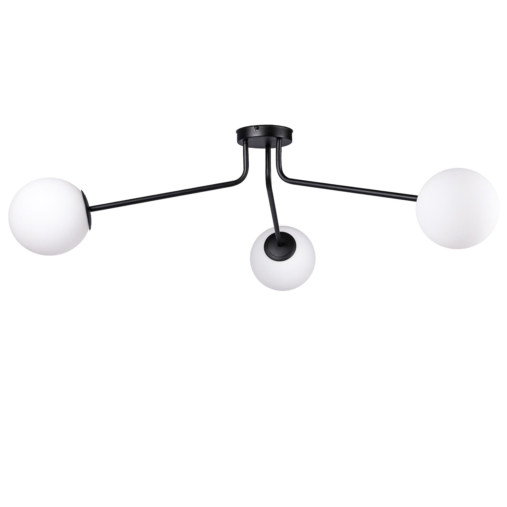 Люстра стельова Atmolight Opal L180-3 Чорний