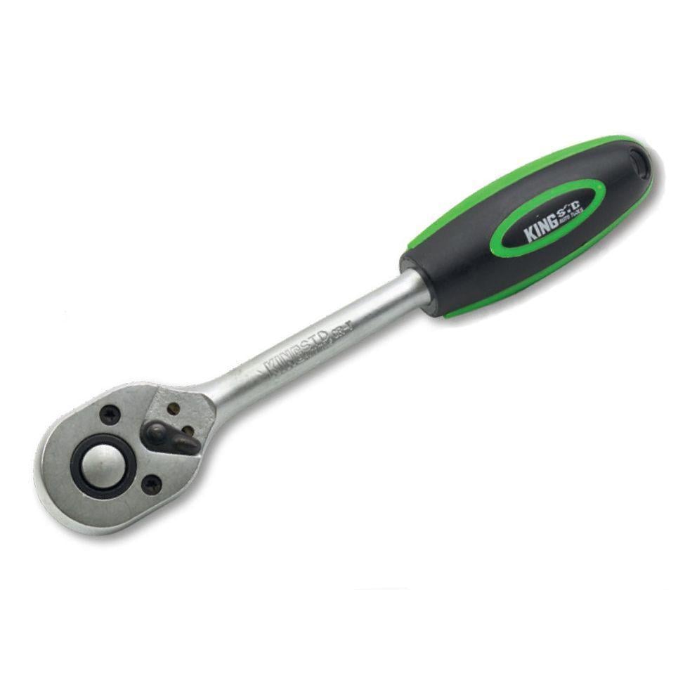 Тріскачка реверсна KING STD стандартна 3/8" з нерухомою головкою 24 зуба (KSD-102)