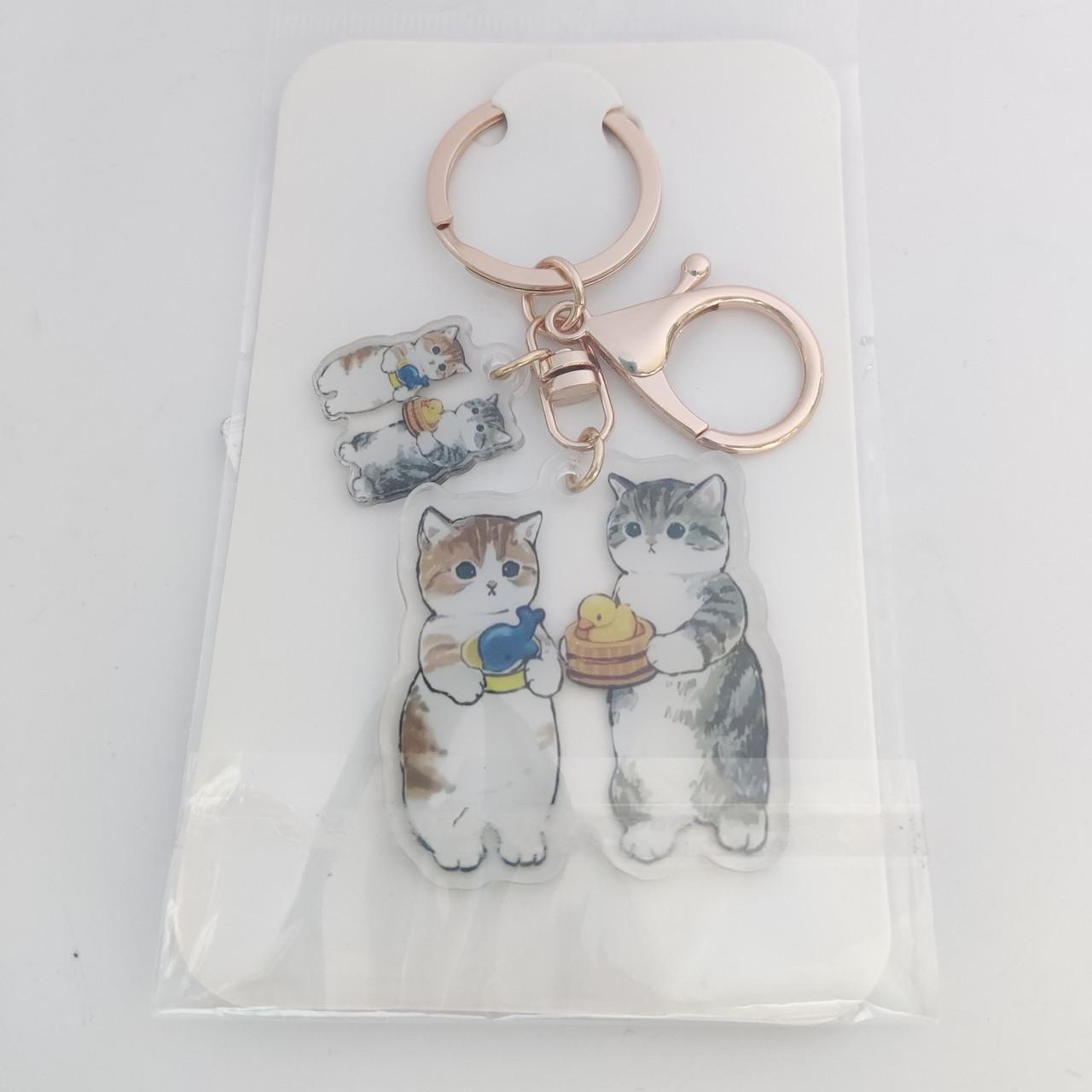 Брелок акриловий Котики йдуть купатись (2280364225)