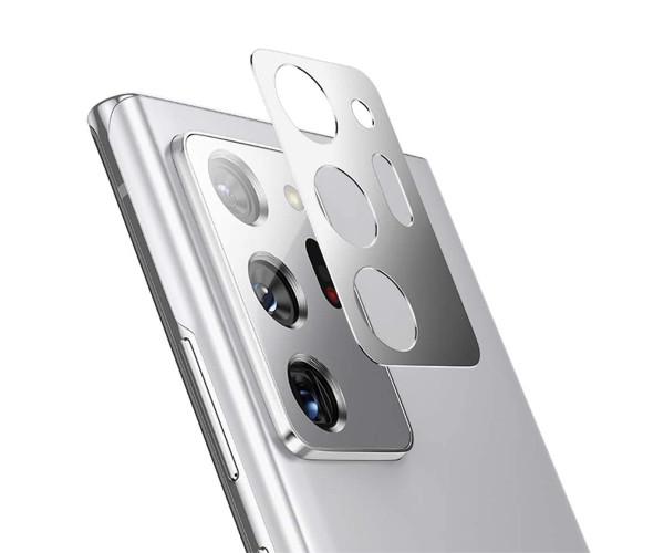 Защитная рамка на заднюю камеру Epik Screen Saver для Samsung Galaxy Note 20 Ultra Серебряный