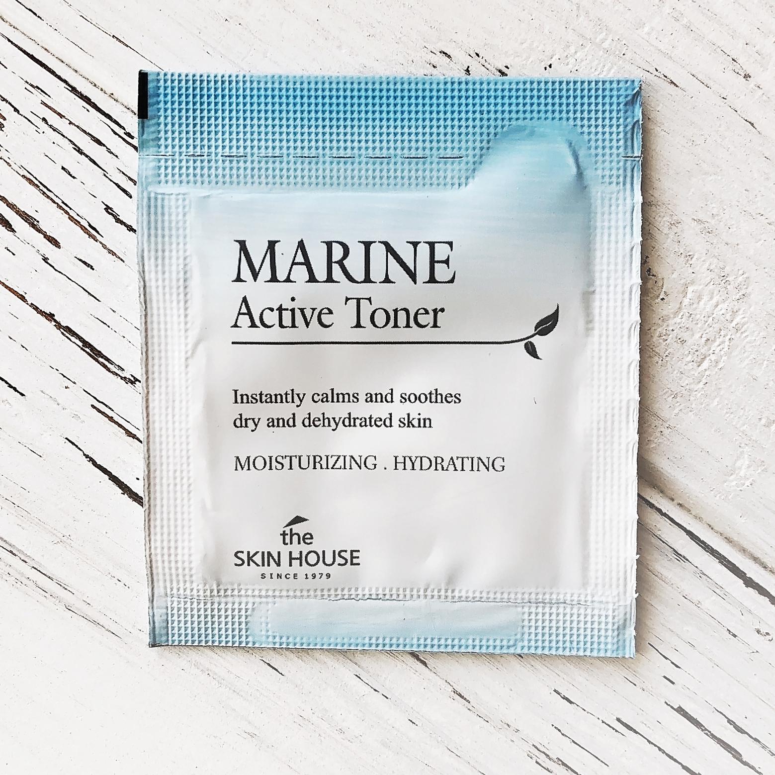 Пробник тонер для лица с керамидами The Skin House Marine Active Toner 2 мл