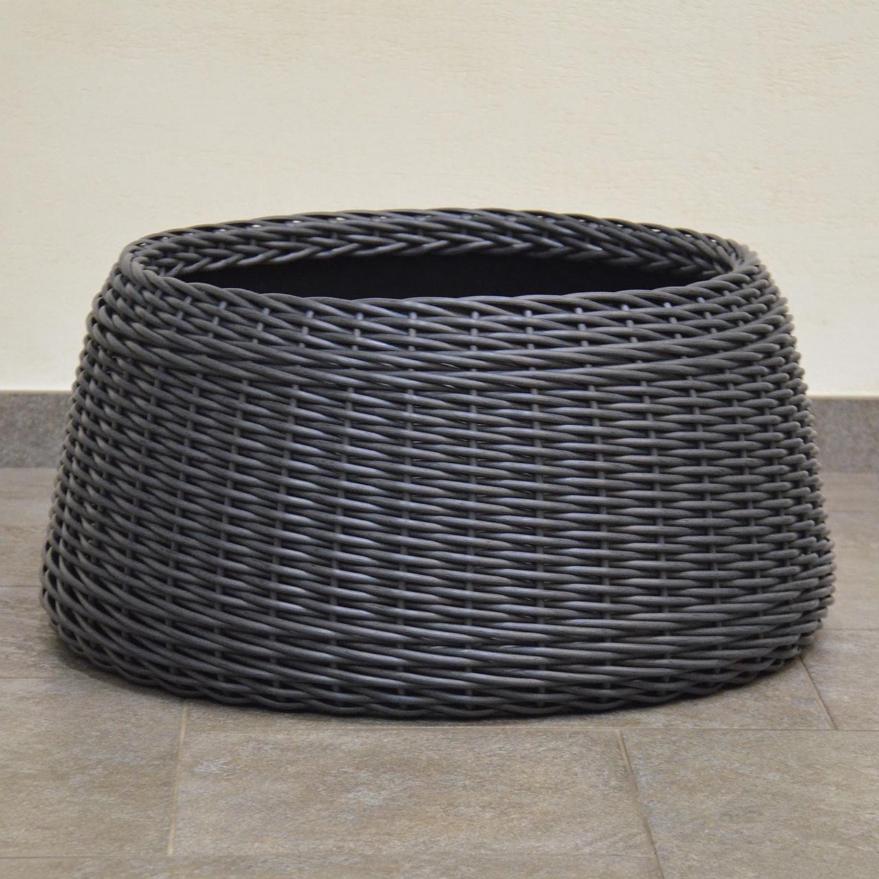 Подставка-юбка под елку плетеная из искусственного ротанга/ручной работы L Графитовый (23115876) - фото 7 Подставка-юбка под елку плетеная из искусственного ротанга/ручной работы L Графитовый (23115876) - фото 7