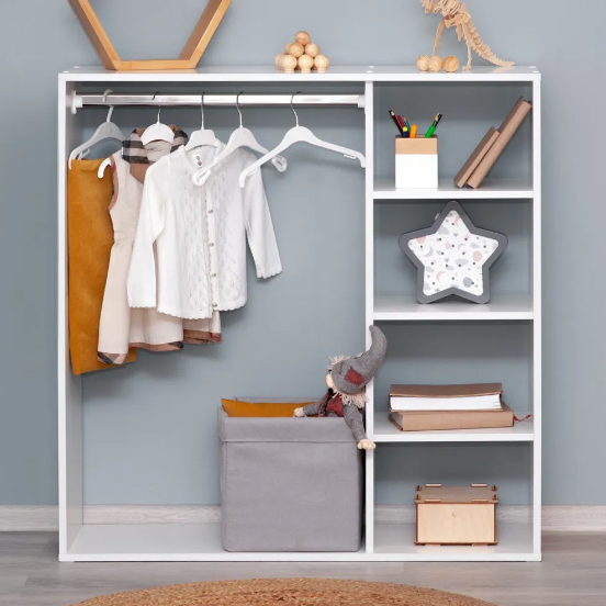 Вешалка настенная В7 с полкой Белый (26437550)