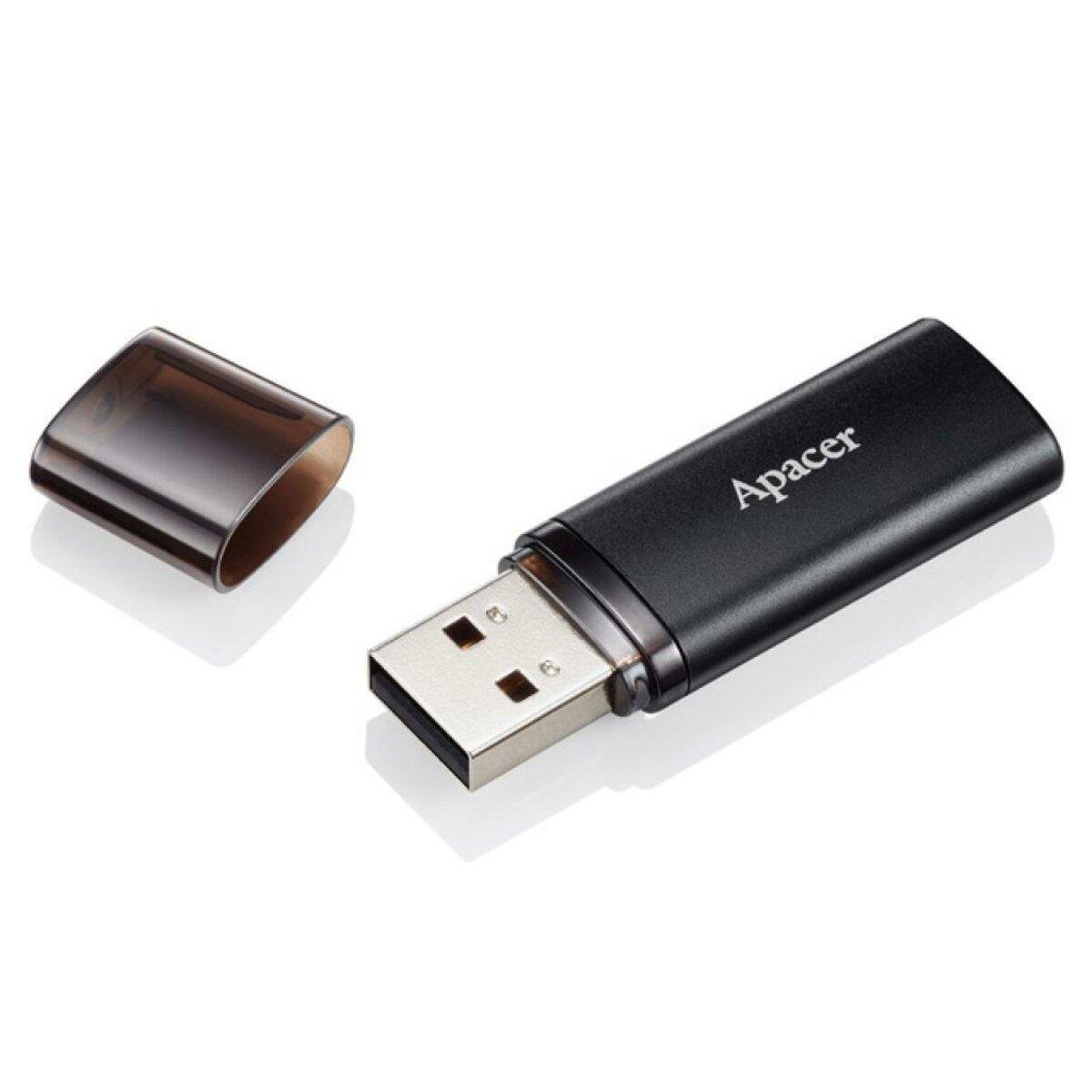 Флеш-накопичувач для ноутбука Flash Apacer USB 3.1 AH25B 64Gb Black (AP64GAH25BB-1)