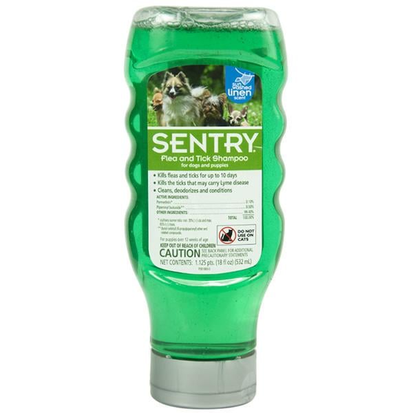 Шампунь Sentry Sundried Linen от блох и клещей для собак 0,532 л Шампунь Sentry Sundried Linen от блох и клещей для собак 0,532 л