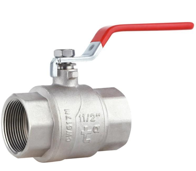 Кран шаровой Thermo Alliance Forte 1 1/2" ВВ прямой PN40 рычаг (SF600W40)