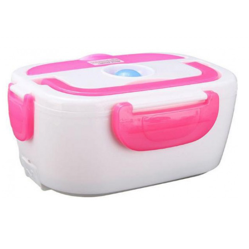 Электрический ланч-бокс Lunch Heater Box с подогревом 220 В Розовый