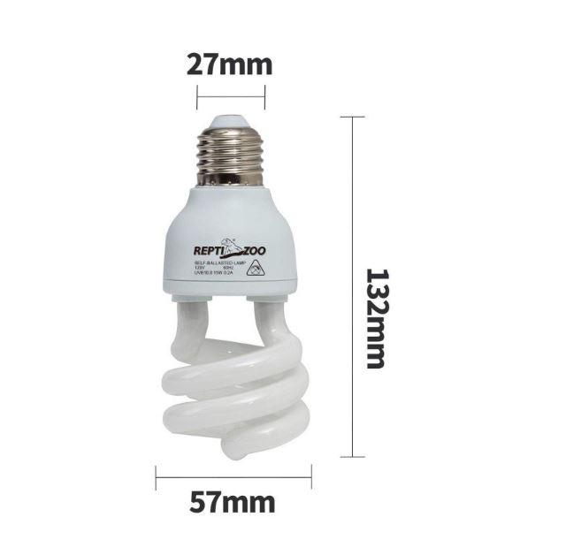Лампа люмінесцентна Repti-Zoo Tropical Lamp 5.0 UVB 15W (CT5015) - фото 3 Лампа люмінесцентна Repti-Zoo Tropical Lamp 5.0 UVB 15W (CT5015) - фото 3