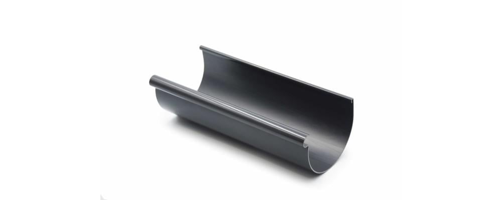 Желоб водосточный RAINWAY D 130 мм 2 м Графитовый RAL 7024 (10.130.01.207.RW)